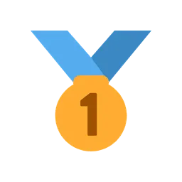 1st place medal animated emoji