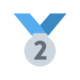 2nd place medal animated emoji