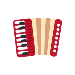 Accordion animated emoji