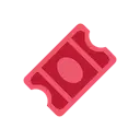 Admission tickets cartoon animated emoji