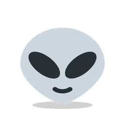 Alien animated emoji