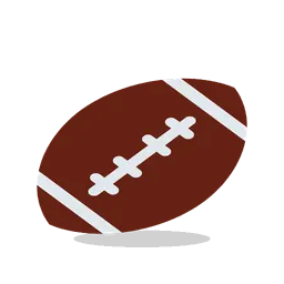 American football animated emoji