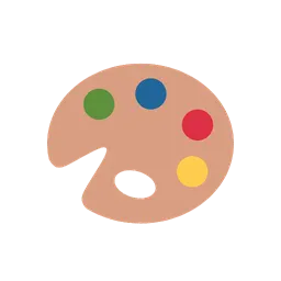 Artist palette animated emoji