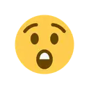 Astonished face cartoon animated emoji
