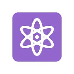 Atom symbol animated emoji