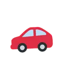 Automobile cartoon animated emoji