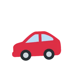 Automobile animated emoji
