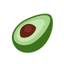 Avocado cartoon animated emoji