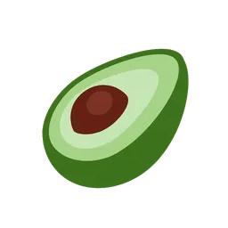 Avocado animated emoji