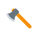 Axe cartoon animated emoji