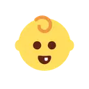 Baby cartoon animated emoji