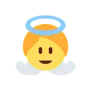 Baby angel cartoon animated emoji