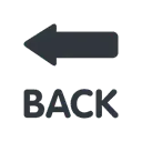 BACK arrow cartoon animated emoji