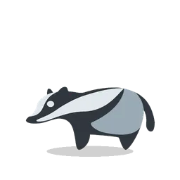 Badger animated emoji
