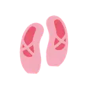 Ballet shoes cartoon animated emoji
