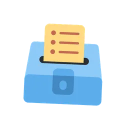 Ballot box with ballot animated emoji