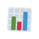 Bar chart cartoon animated emoji
