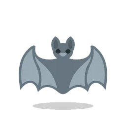 Bat animated emoji
