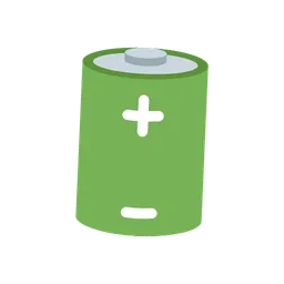 Battery animated emoji