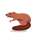 Beaver cartoon animated emoji