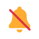 Bell with slash cartoon animated emoji