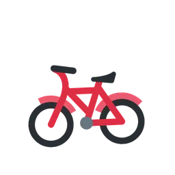 Bicycle animated emoji