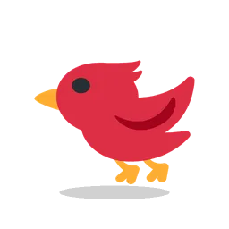 Bird animated emoji