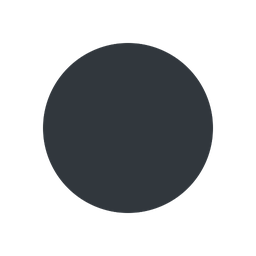 Black circle animated emoji