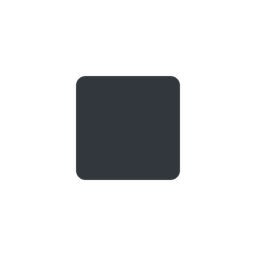 Black medium-small square animated emoji