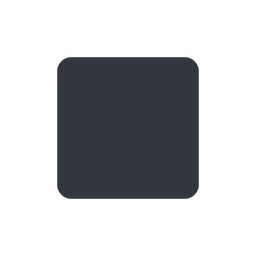 Black medium square animated emoji
