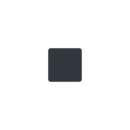 Black small square animated emoji