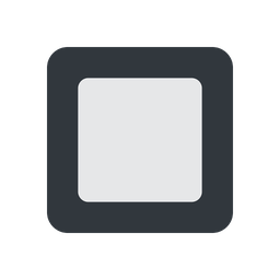 Black square button animated emoji