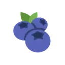 Blueberries cartoon animated emoji