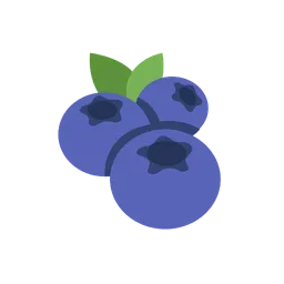 Blueberries animated emoji