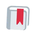 Bookmark cartoon animated emoji
