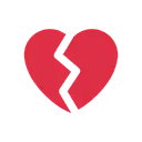 Broken heart cartoon animated emoji