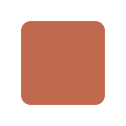 Brown square animated emoji