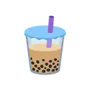 Bubble tea cartoon animated emoji
