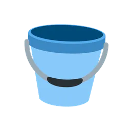 Bucket animated emoji