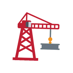 Building construction animated emoji