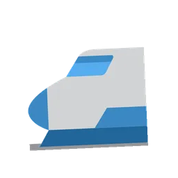 Bullet train animated emoji