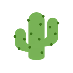Cactus animated emoji