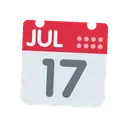 Calendar cartoon animated emoji