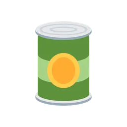 Canned food animated emoji