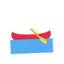 Canoe cartoon animated emoji