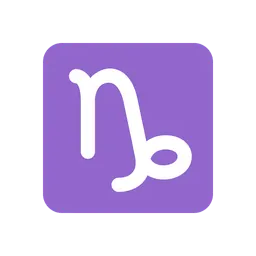 Capricorn animated emoji