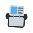 Card index cartoon animated emoji