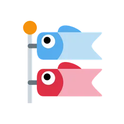 Carp streamer animated emoji