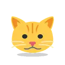 Cat face cartoon animated emoji