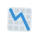 Chart decreasing cartoon animated emoji